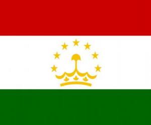 пазл Флаг Таджикистана